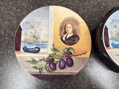 Dinner plates and platter - donated by Staffordsburg United Methodist