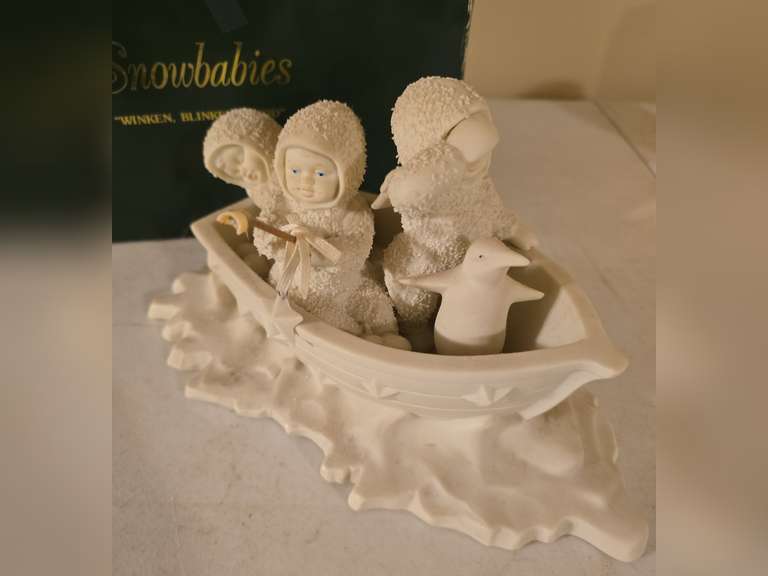 Snowbabies "Winken, Blinken & Nod" with original box