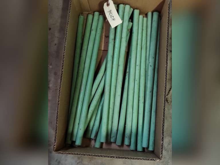 Box of steel rods - approximately 18 inches in length - Northern ...