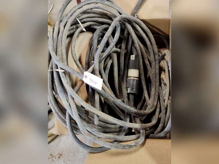 Heavy electric line welding cable - Northern Kentucky Auction, LLC