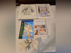 Snowbabies reference books and 3 Snowbabies