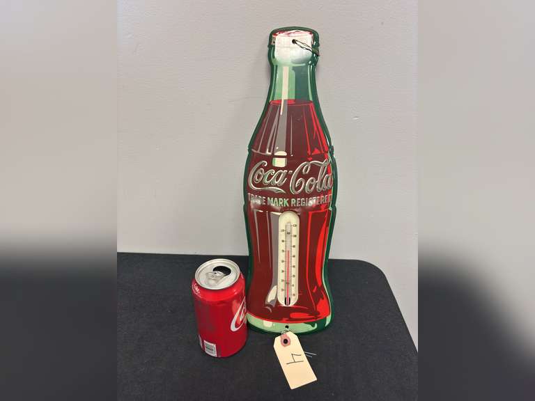Coca-Cola Metal Thermometer
