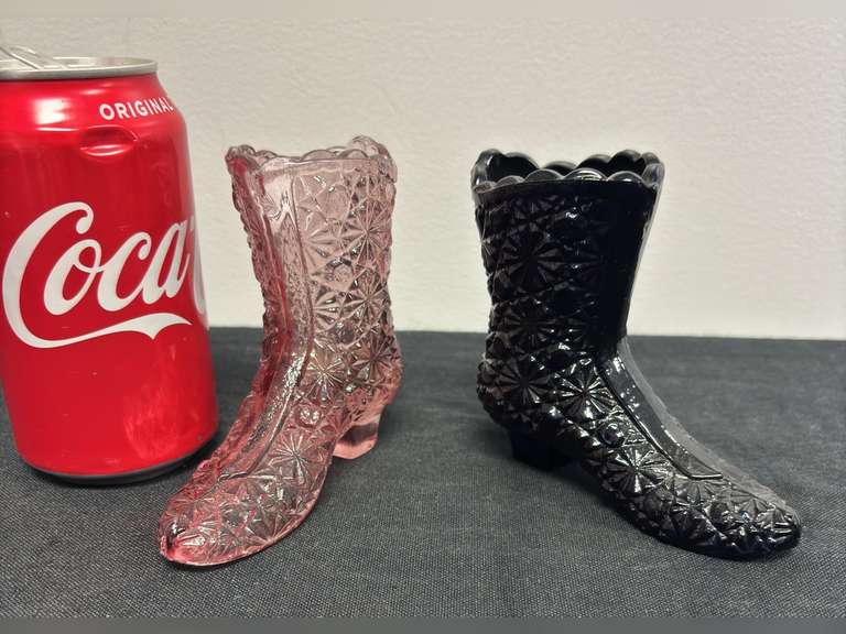 Fenton Glass Boots