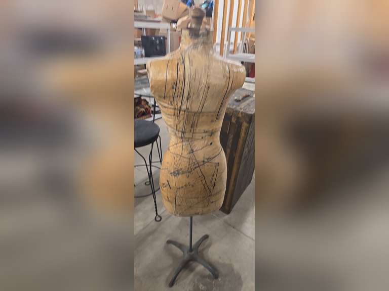 Antique dress form