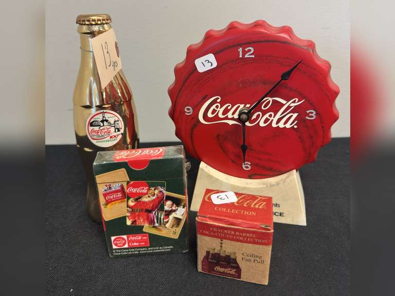 Coca-Cola Clock, Playing Cards and more