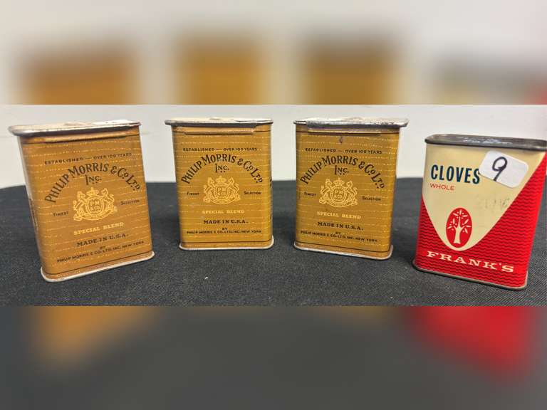 Tobacco and Spice Tins