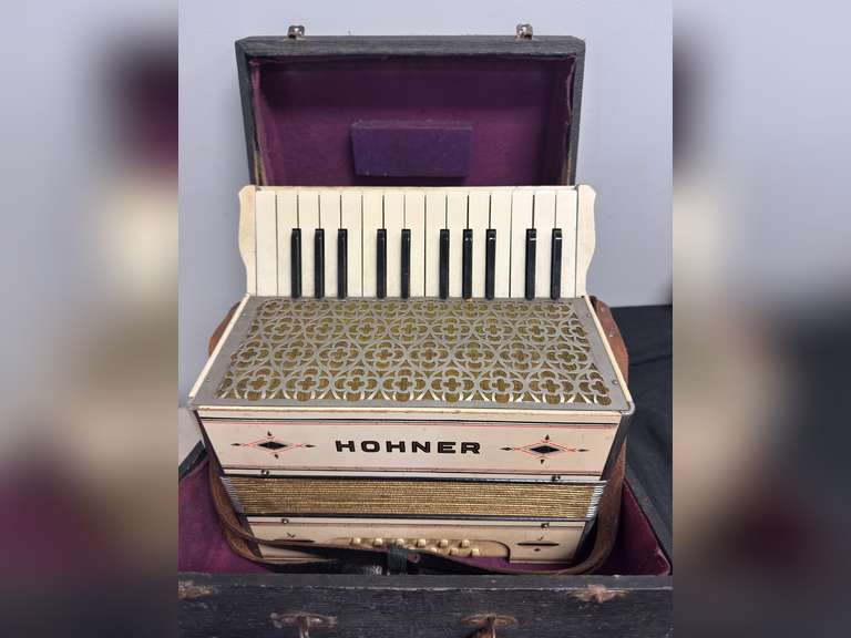 Hohner Accordion and Case