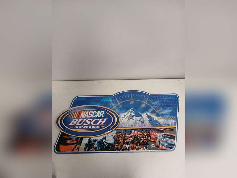 NASCAR Busch Series Sign - Northern Kentucky Auction, LLC