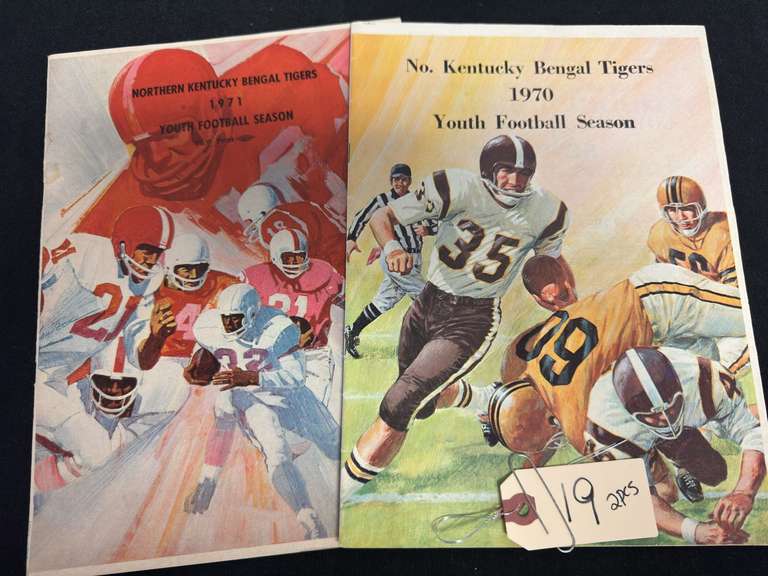1970s Youth Football Schedules