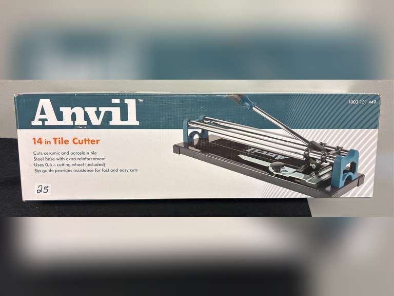 14in Anvil Tile Cutter, like new in box