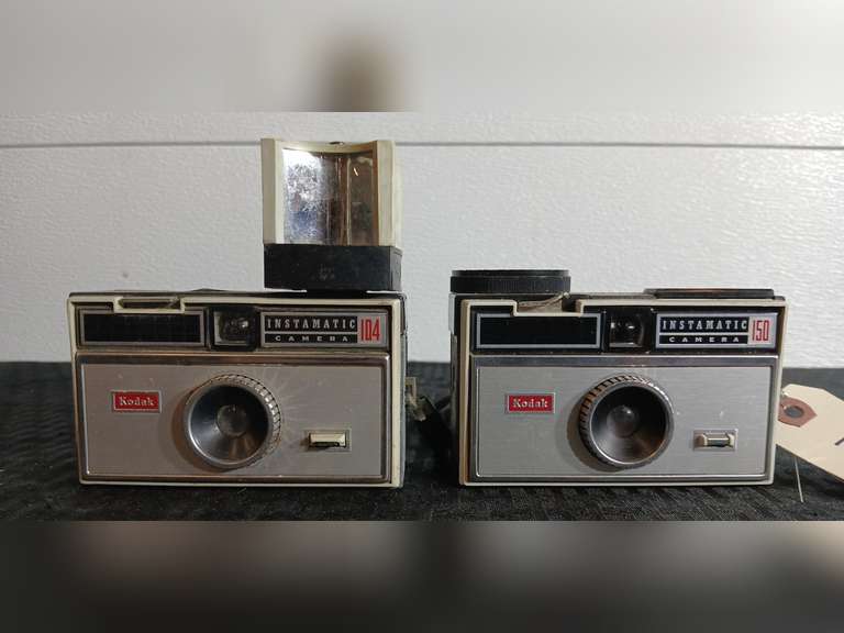 2 Kodak Instamatic Cameras