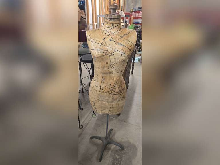 Antique dress form