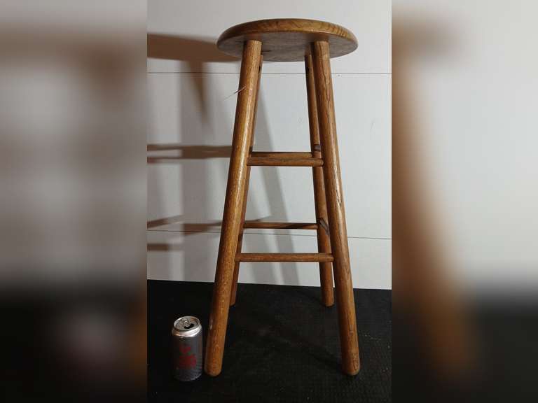 Wooden Stool - 30" Tall