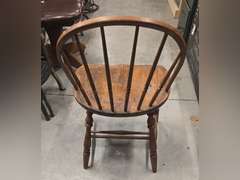 Antique spindle back dining chair