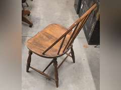 Antique spindle back dining chair