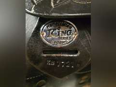 King Series 17" Gaited Saddle with Weaver Saddle Pad and Matching Breast Collar