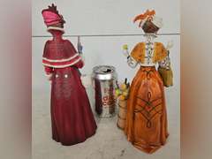 2 Victorian Lady Figurines