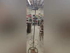 Antique Cast Iron coat rack, over 6' tall