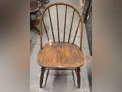 Antique spindle back dining chair