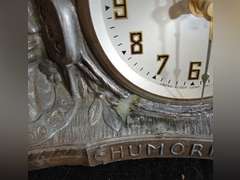 Will Rogers Figural Clock by United Clock Co