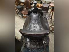 King Series 17" Gaited Saddle with Weaver Saddle Pad and Matching Breast Collar
