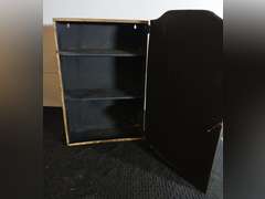 Pompeian Hair Massage & Dandruff Remover Metal Display Cabinet