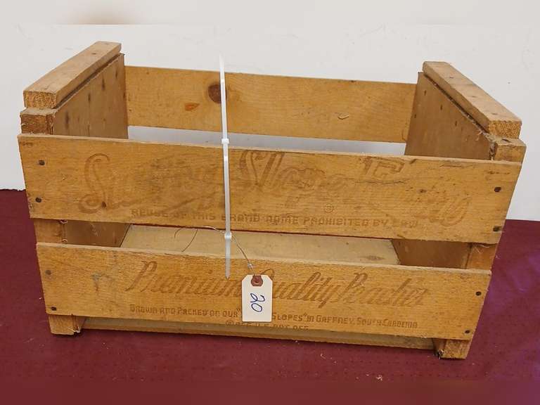 Peaches Fruit Crate