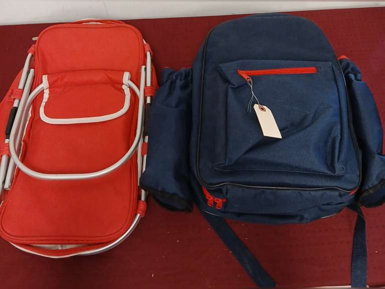 New Picnic Set Backpack with Collapsing Cooler