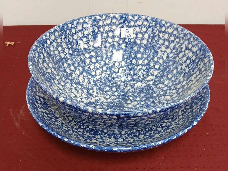 L.A. Primula, Large Bowl and Pasta Bowl, Made in Italy