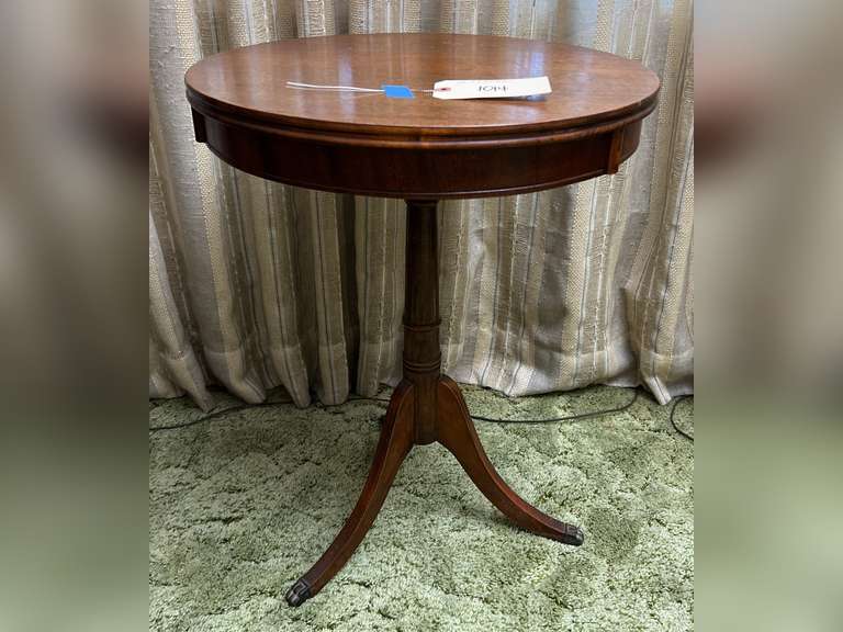 Side table - 26” t x 20” diameter.