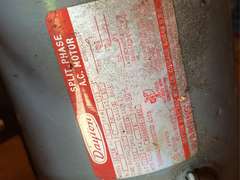 Dayton split phase AC motor and Craftsman 1/4 hp bench grinder. 6“ x 1/ ...