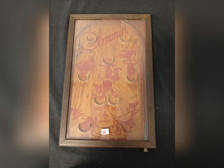 Antique pinball game, Clownin, complete