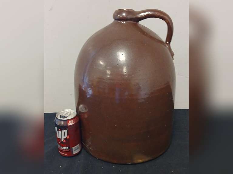 5 Gallon antique stoneware brown jug
