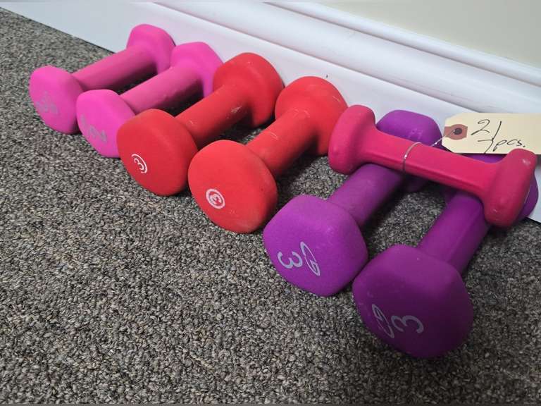 (7) 1lb to 3lb Dumbbell Set