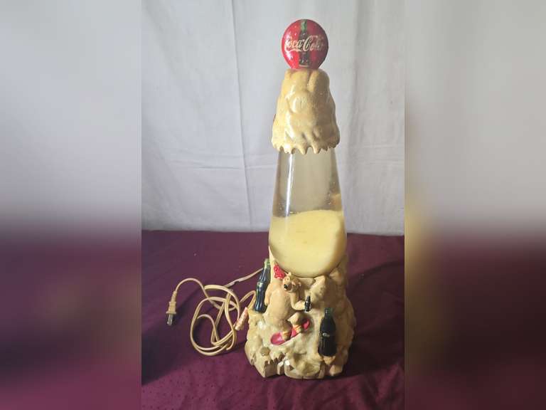 Coca-Cola lava lamp, not tested