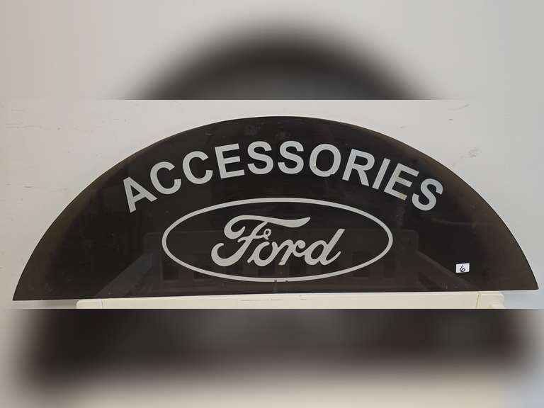 Acrylic Ford Department Sign - 36x12in