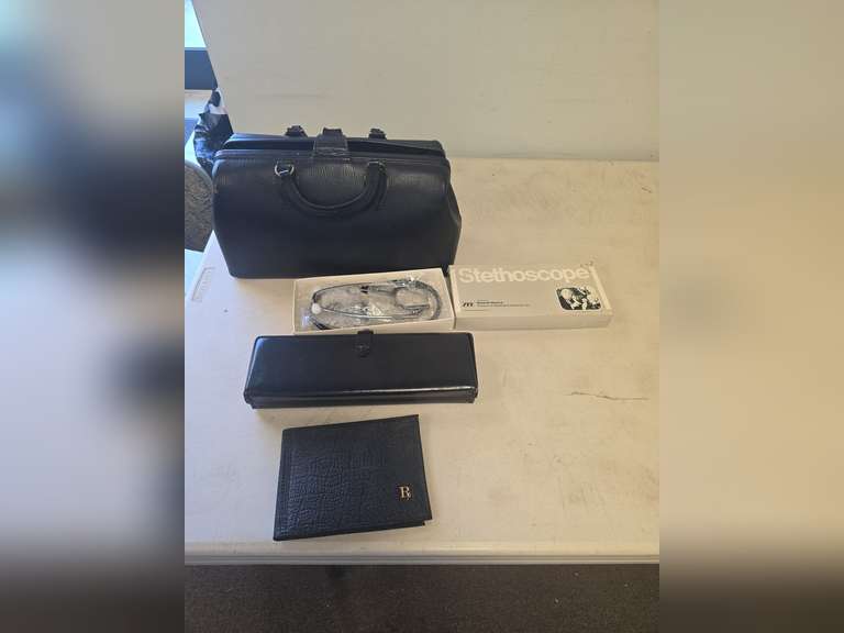 Doctors bag and contents