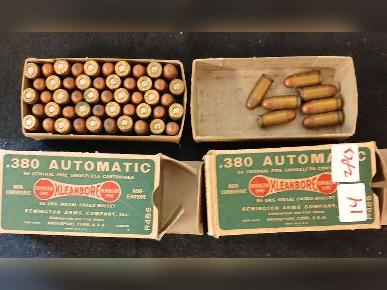 Remington 380 auto, 57 pieces