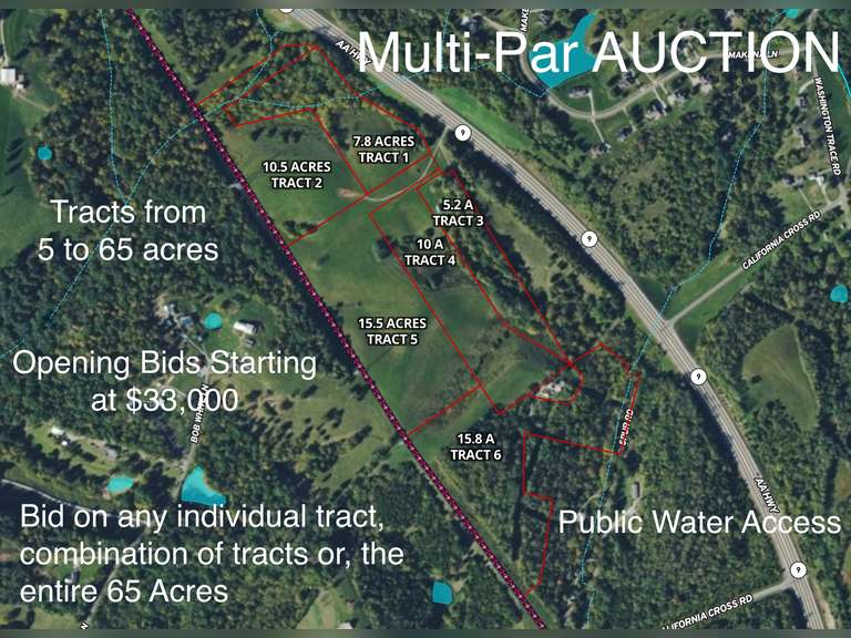 65 ACRES - Campbell County Ky, Multi-Par in 6 Tracts. Buy 5 to 65 acres