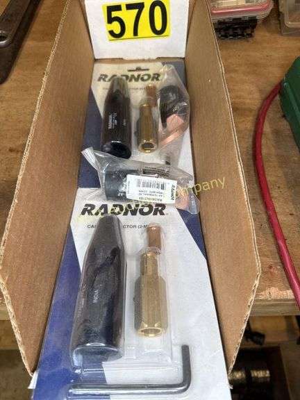 Radnor cable connector (qty2) and 2 terminal ends