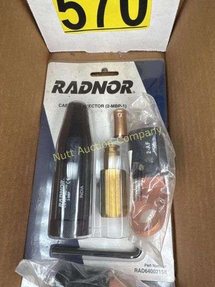 Radnor cable connector (qty2) and 2 terminal ends