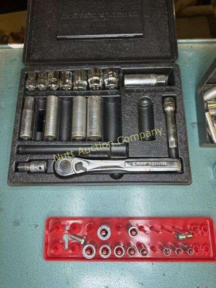 Craftsman 1/4in socket set & Craftsman 3/8 in socket set