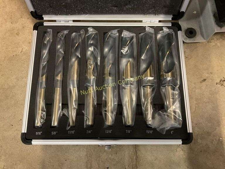 SAE drill set, 9/16 to 1in, UNUSED