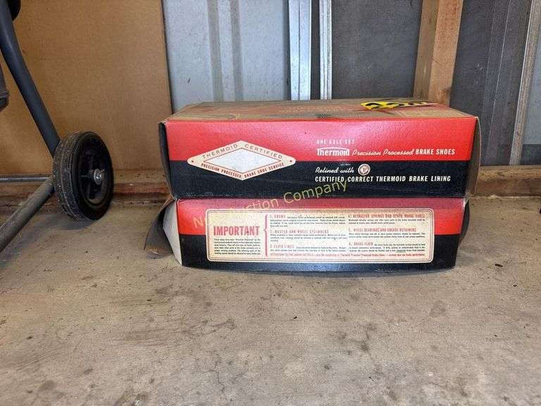 Thermold brake shoes