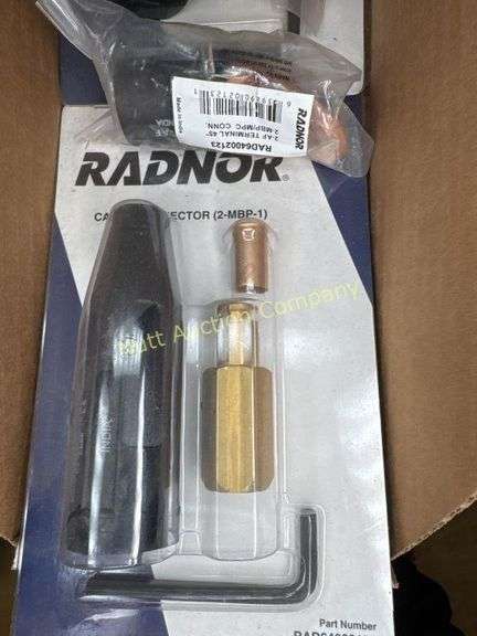 Radnor cable connector (qty2) and 2 terminal ends