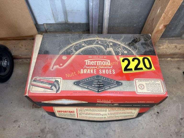 Thermold brake shoes