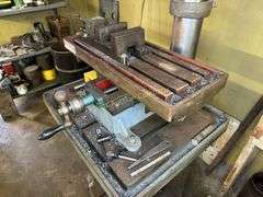 Wilton 2025 20in variable speed gear drill press Includes vise, multiple chucks & manual. 3 Phase, Sr# 433253