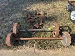 Industrial cart wheels and hit & miss engine parts