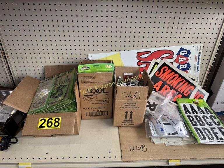 Signs, Stencils, and Decals