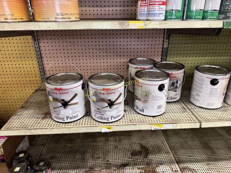 Paints and Stains Rustolem, paint, Kilz primer, urethane and wood stain